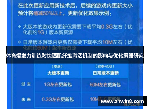 体育爆发力训练对快速肌纤维激活机制的影响与优化策略研究